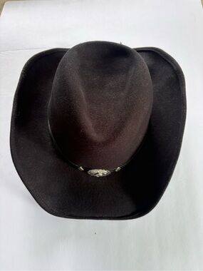 Stetson Black Cowboy Felt Hat - Classic Western Style